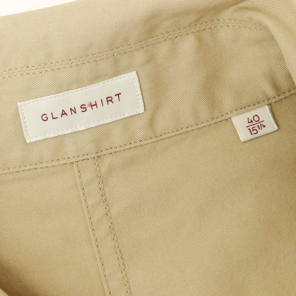 [New] Glanshirt Cotton Casual Shirt Beige [40] [Condition Rank N] [Men&