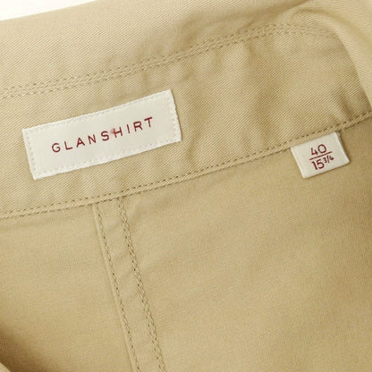 [New] Glanshirt Cotton Casual Shirt Beige [40] [Condition Rank N] [Men&