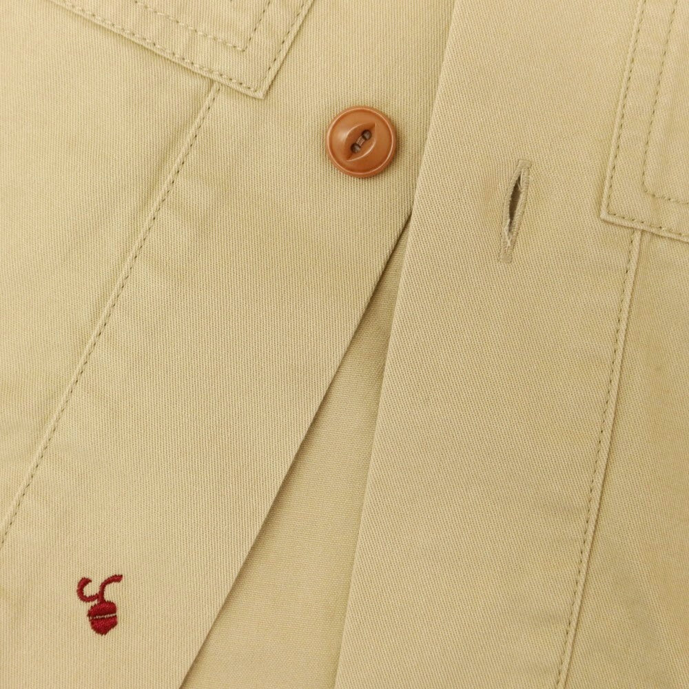 [New] Glanshirt Cotton Casual Shirt Beige [40] [Condition Rank N] [Men&