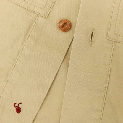 [New] Glanshirt Cotton Casual Shirt Beige [40] [Condition Rank N] [Men&