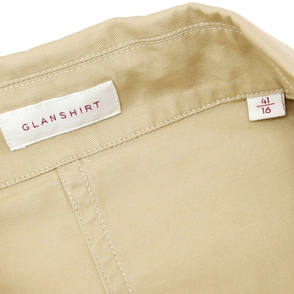 [New] Glanshirt Cotton Casual Shirt Beige [41] [Condition Rank N] [Men&