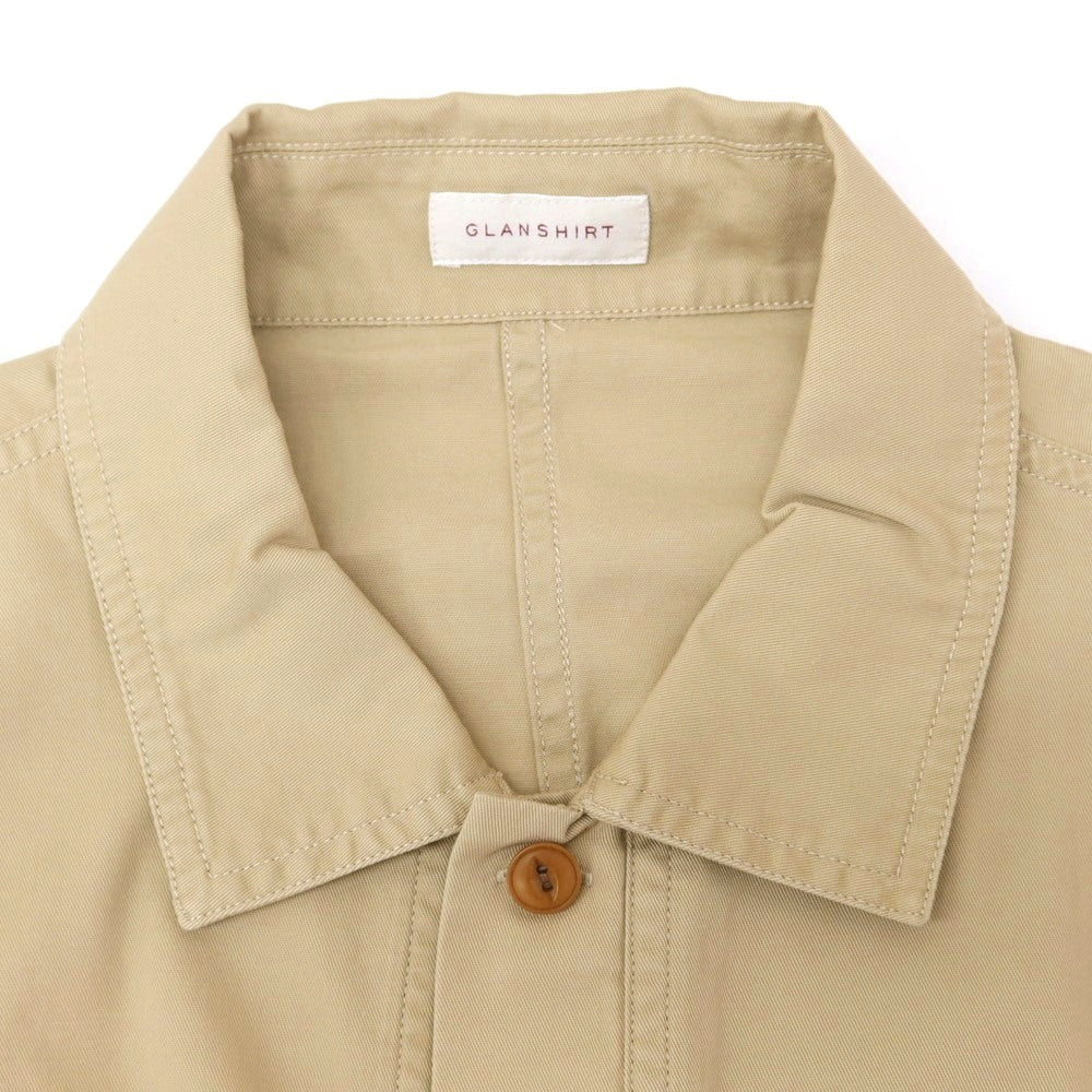 [New] Glanshirt Cotton Casual Shirt Beige [41] [Condition Rank N] [Men&