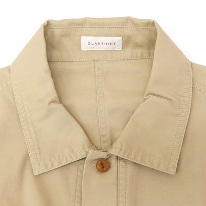 [New] Glanshirt Cotton Casual Shirt Beige [41] [Condition Rank N] [Men&