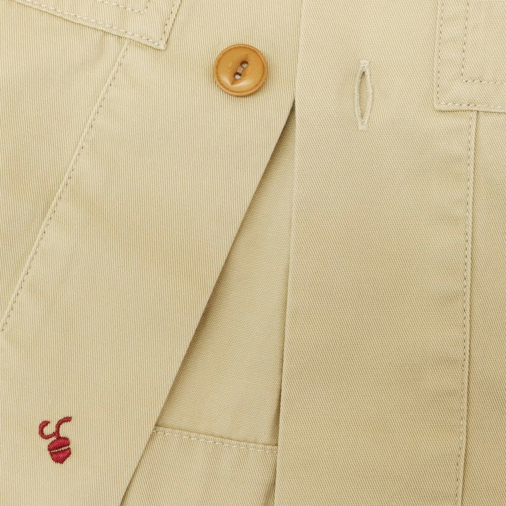 [New] Glanshirt Cotton Casual Shirt Beige [41] [Condition Rank N] [Men&