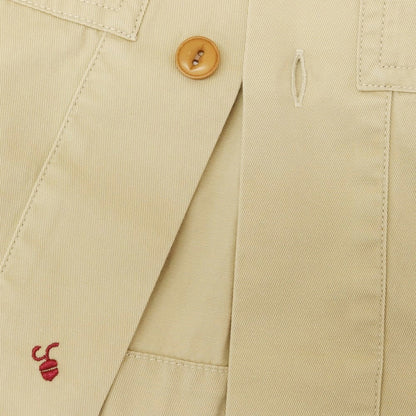 [New] Glanshirt Cotton Casual Shirt Beige [41] [Condition Rank N] [Men&