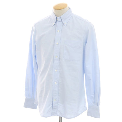 [New] Glanshirt Cotton Oxford Button-down Casual Shirt Light Blue [38] [Condition Rank N] [Men&