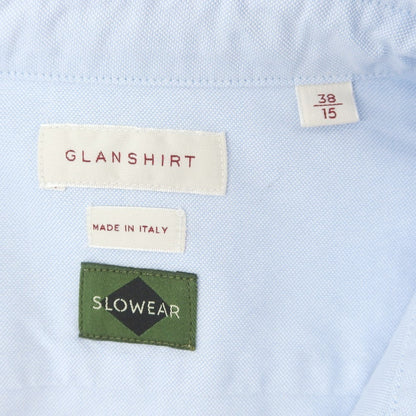 [New] Glanshirt Cotton Oxford Button-down Casual Shirt Light Blue [38] [Condition Rank N] [Men&