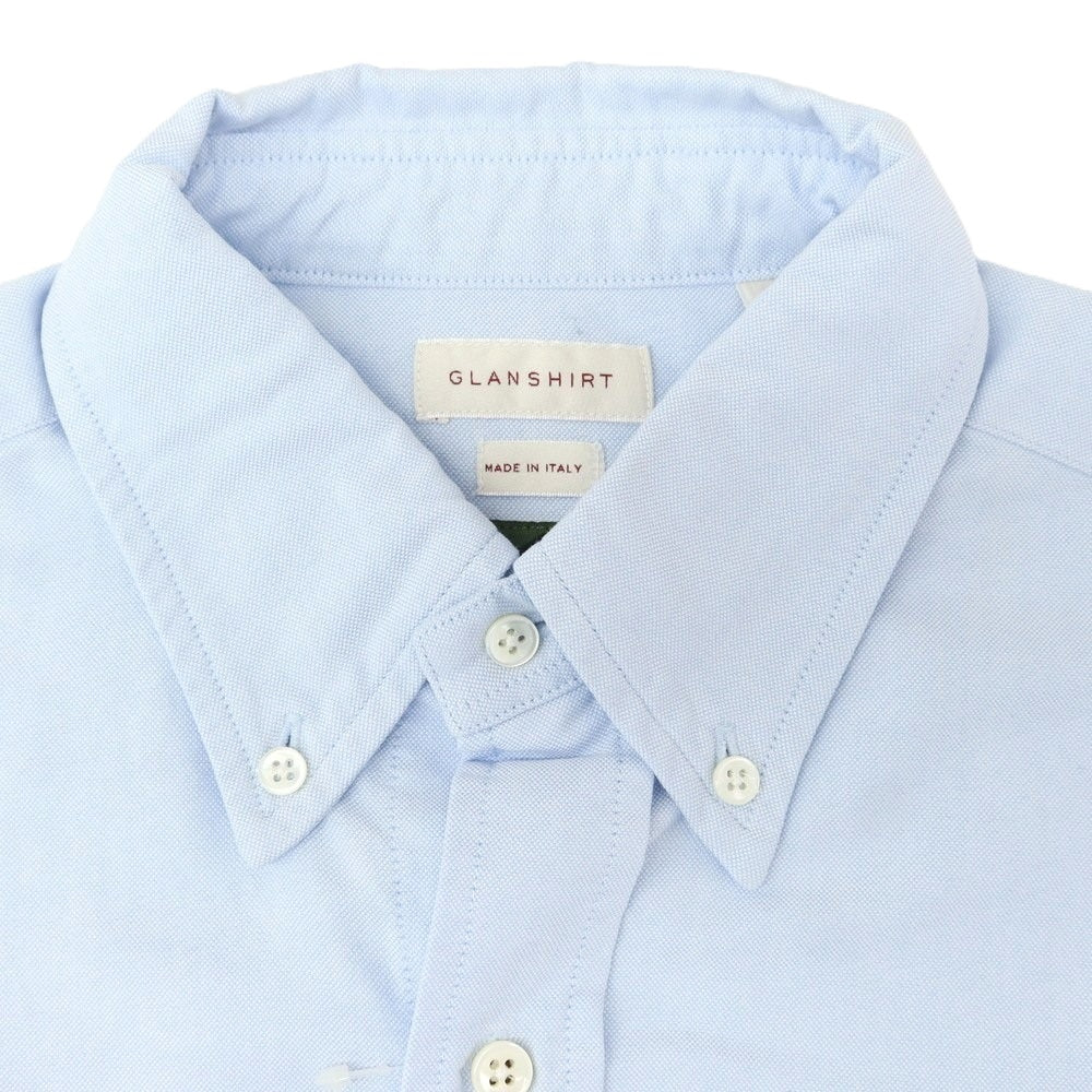 [New] Glanshirt Cotton Oxford Button-down Casual Shirt Light Blue [38] [Condition Rank N] [Men&