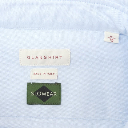 [New] Glanshirt Cotton Oxford Button-down Casual Shirt Light Blue [41] [Condition Rank N] [Men&
