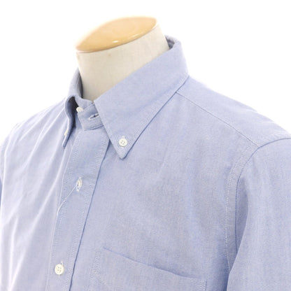 [New Outlet] Glanshirt Cotton Oxford Button-down Casual Shirt Blue [38] [Condition Rank N-] [Men&