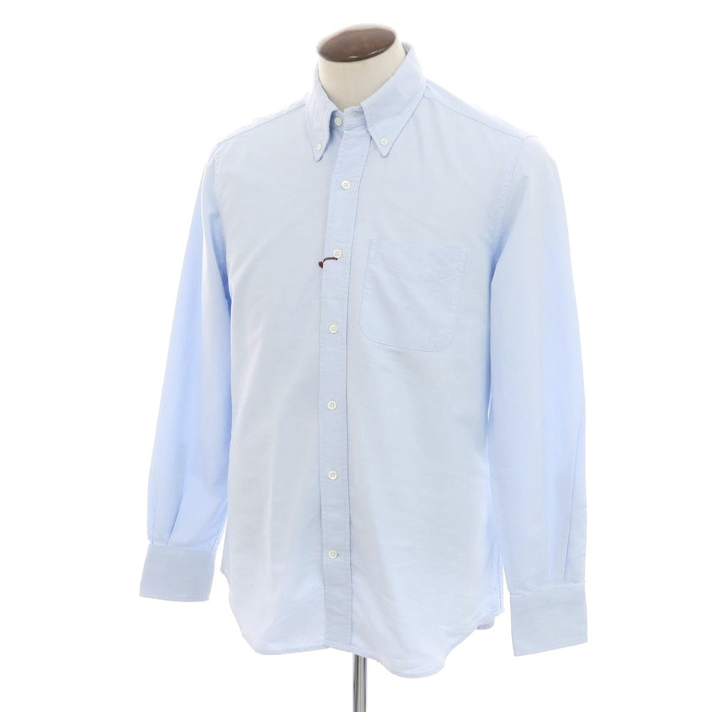 [New Outlet] Glanshirt Cotton Oxford Button-down Casual Shirt Light Blue [41] [Condition Rank N-] [Men&