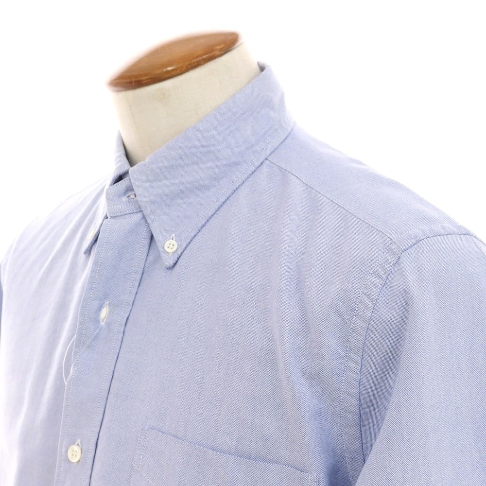 [New] Glanshirt Cotton Oxford Button-down Casual Shirt Blue [39] [Condition Rank N] [Men&