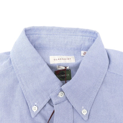 [New] Glanshirt Cotton Oxford Button-down Casual Shirt Blue [39] [Condition Rank N] [Men&