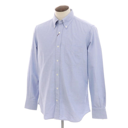 [New] Glanshirt Cotton Oxford Button-down Casual Shirt Blue [41] [Condition Rank N] [Men&