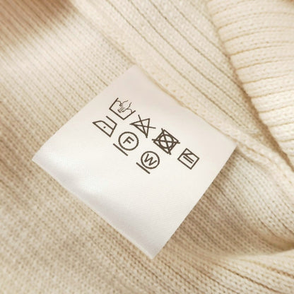 [Used] [Unused] V::loom Mid-gauge cotton Henley neck pullover knit Ivory [L (Paper tag) ][ Condition rank S ][ Men&