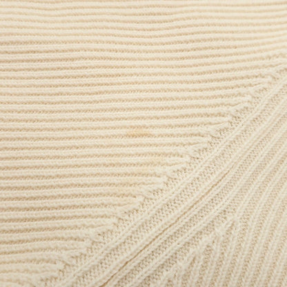 【中古】【未使用】ヴィルーム V::loom ミドルゲージ コットン ヘンリーネック プルオーバーニット アイボリー【サイズL (紙タグ表記)】【 状態ランクS 】【 メンズ 】 [DPD]