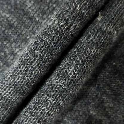 [Used] [Unused] V::loom Linen Crew Neck Pullover Knit Charcoal Gray [L (Paper Tag)] [Condition Rank S] [Men&