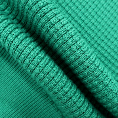 [Used] [Unused] V::loom Mid-gauge cotton crew neck short sleeve pullover knit green [L (paper tag) ][ Condition rank S ][ Men&