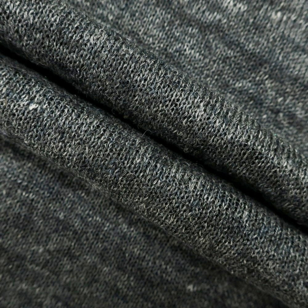 [Used] [Unused] V::loom Linen Crew Neck Pullover Knit Charcoal Gray [L (Paper Tag)] [Condition Rank S] [Men&