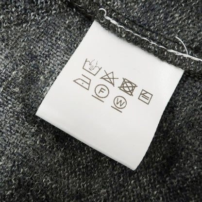 [Used] [Unused] V::loom Linen Crew Neck Pullover Knit Charcoal Gray [L (Paper Tag)] [Condition Rank S] [Men&