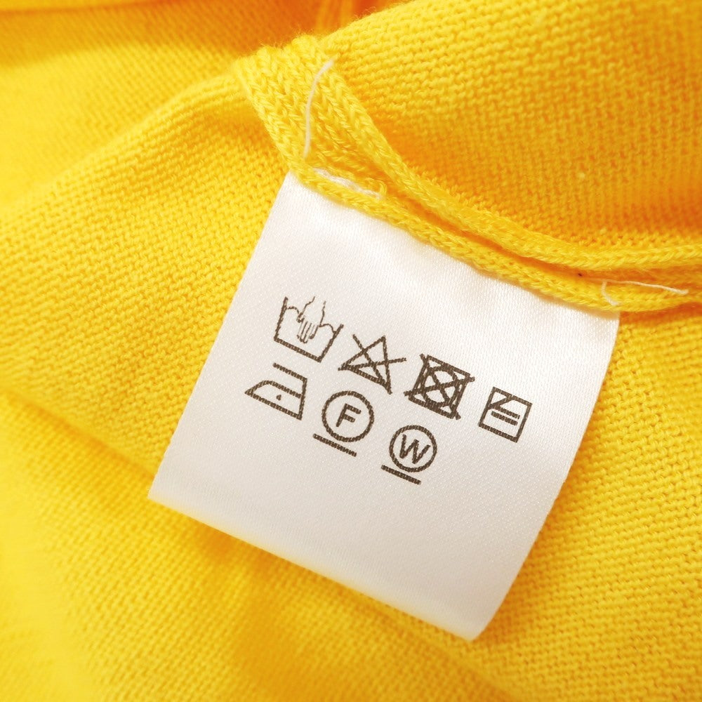 [Used] [Unused] V::loom High Gauge Cotton Crew Neck Short Sleeve Pullover Knit Yellow [L (Paper Tag) ][ Condition Rank S ][ Men&