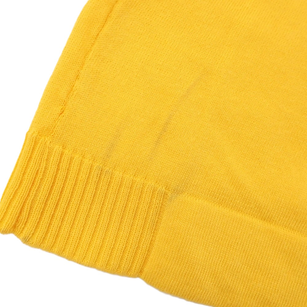 [Used] [Unused] V::loom High Gauge Cotton Crew Neck Short Sleeve Pullover Knit Yellow [L (Paper Tag) ][ Condition Rank S ][ Men&
