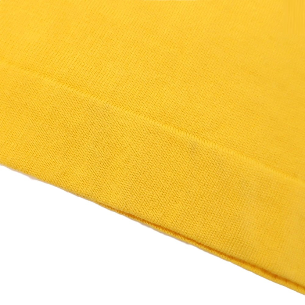 [Used] [Unused] V::loom High Gauge Cotton Crew Neck Short Sleeve Pullover Knit Yellow [L (Paper Tag) ][ Condition Rank S ][ Men&