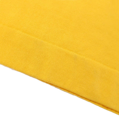 [Used] [Unused] V::loom High Gauge Cotton Crew Neck Short Sleeve Pullover Knit Yellow [L (Paper Tag) ][ Condition Rank S ][ Men&