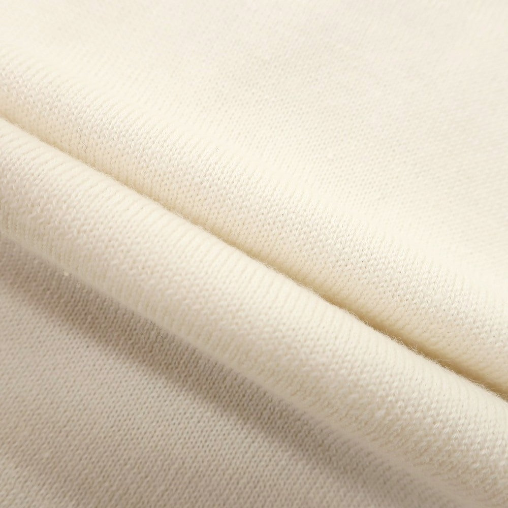 [Used] [Unused] V::loom High Gauge Cotton Crew Neck Short Sleeve Pullover Knit Ivory [L (Paper Tag) ][ Condition Rank S ][ Men&
