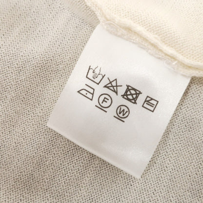 [Used] [Unused] V::loom High Gauge Cotton Crew Neck Short Sleeve Pullover Knit Ivory [L (Paper Tag) ][ Condition Rank S ][ Men&