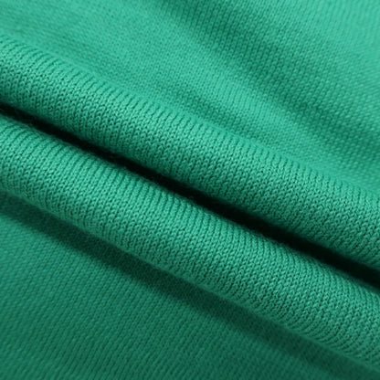 [Used] [Unused] V::loom High Gauge Cotton Crew Neck 3/4 Sleeve Pullover Knit Green [L] [Condition Rank S] [Men&