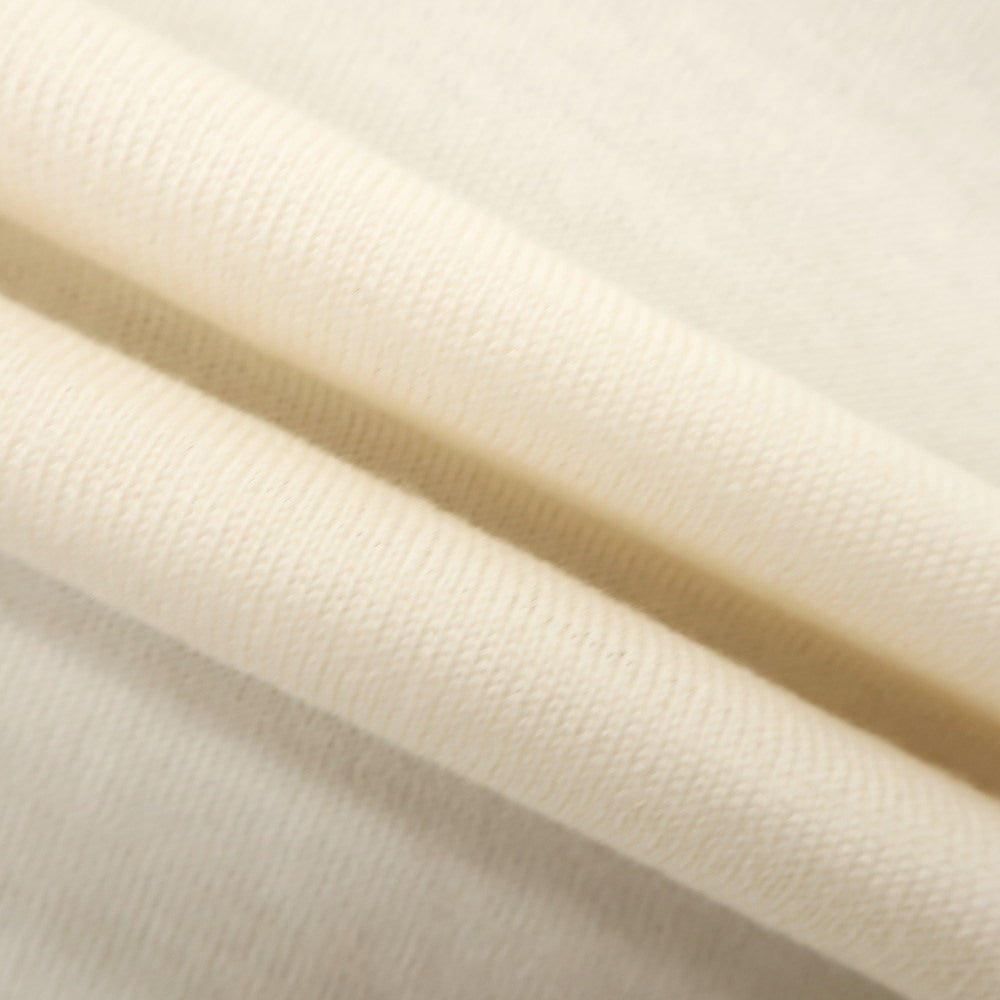 [Used] [Unused] V::loom high gauge wool crew neck 3/4 sleeve pullover knit ivory [L] [Condition rank S] [Men&