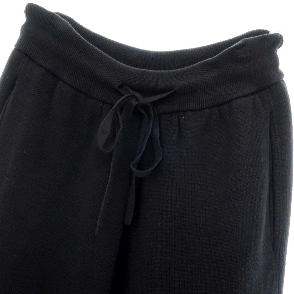 [Used] [Unused] V::loom Mid-gauge cotton knit shorts, black [L (paper tag) ][ Condition rank S ][ Men&