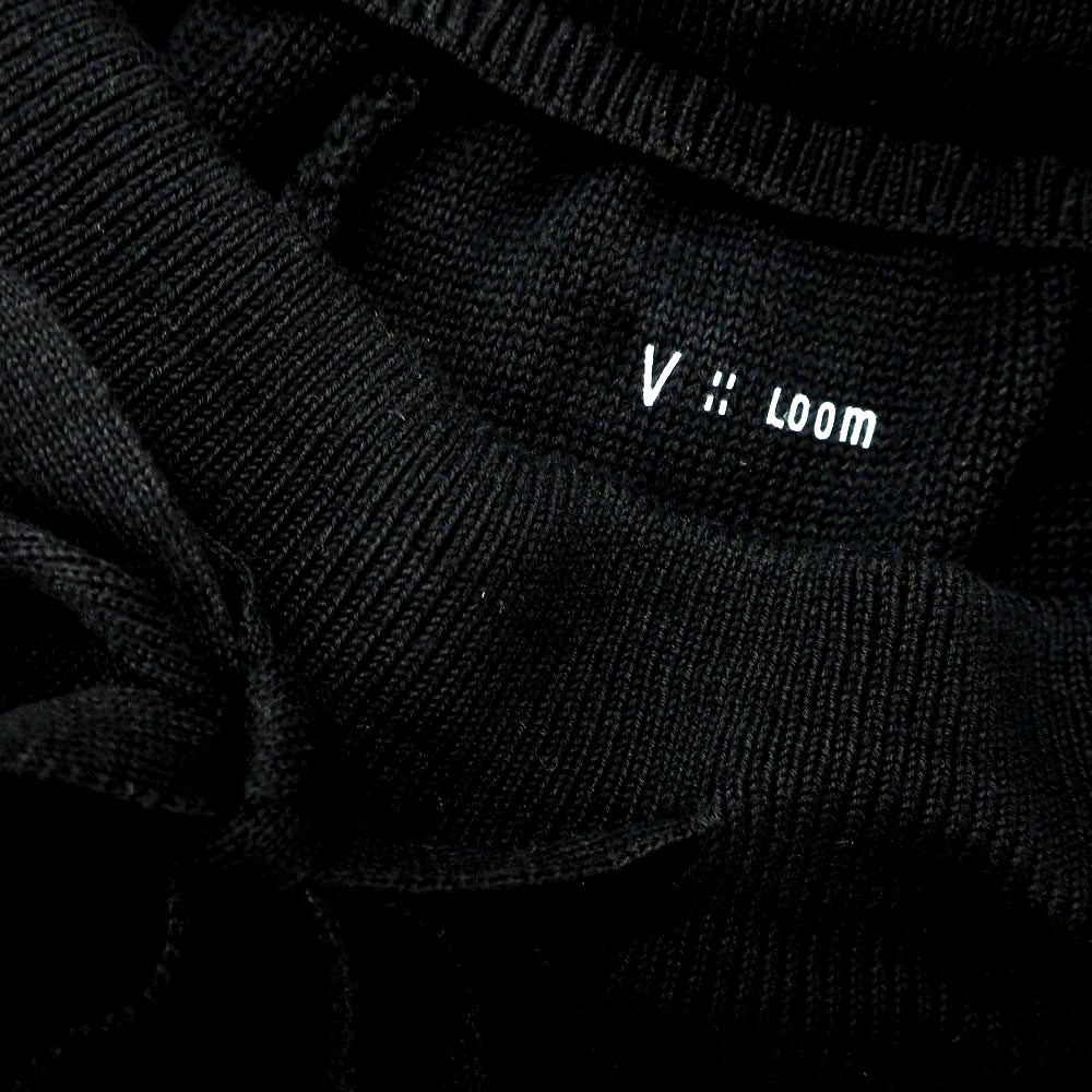[Used] [Unused] V::loom Mid-gauge cotton knit shorts, black [L (paper tag) ][ Condition rank S ][ Men&