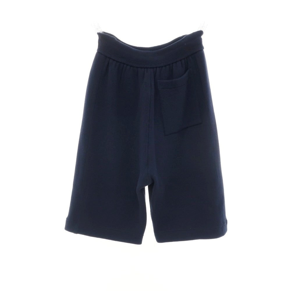 [Used] [Unused] V::loom Mid-gauge cotton knit shorts, navy [L (paper tag)][Condition rank: S][Men&