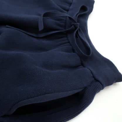 [Used] [Unused] V::loom Mid-gauge cotton knit shorts, navy [L (paper tag)][Condition rank: S][Men&