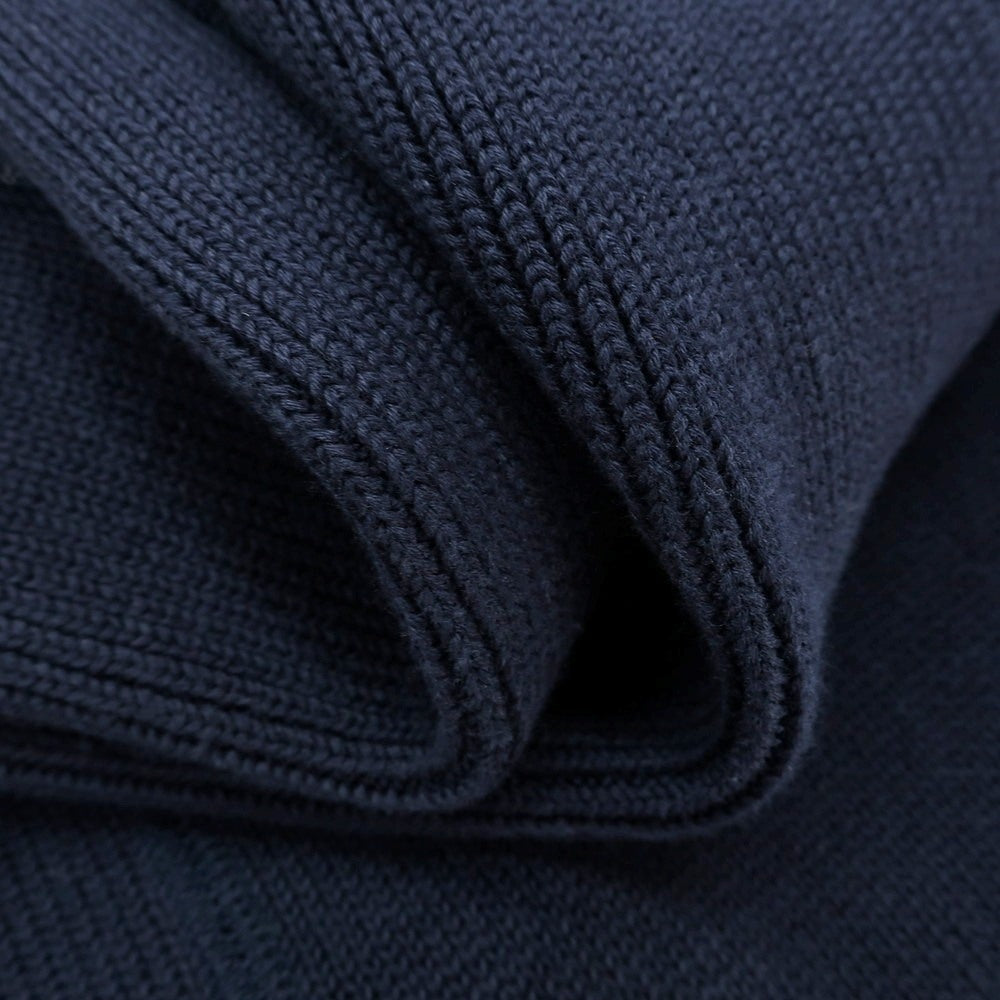 [Used] [Unused] V::loom Mid-gauge cotton knit shorts, navy [L (paper tag)][Condition rank: S][Men&