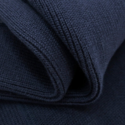[Used] [Unused] V::loom Mid-gauge cotton knit shorts, navy [L (paper tag)][Condition rank: S][Men&