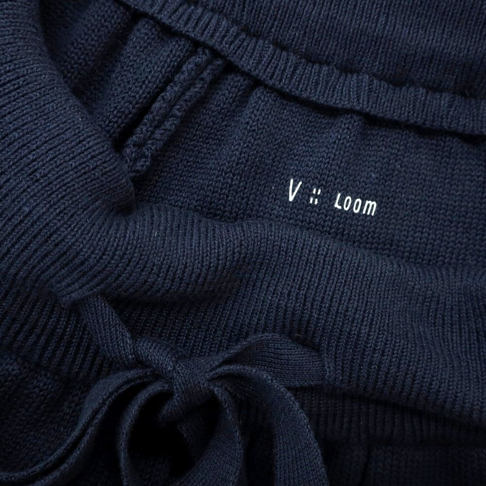 [Used] [Unused] V::loom Mid-gauge cotton knit shorts, navy [L (paper tag)][Condition rank: S][Men&