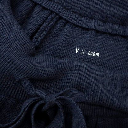 [Used] [Unused] V::loom Mid-gauge cotton knit shorts, navy [L (paper tag)][Condition rank: S][Men&