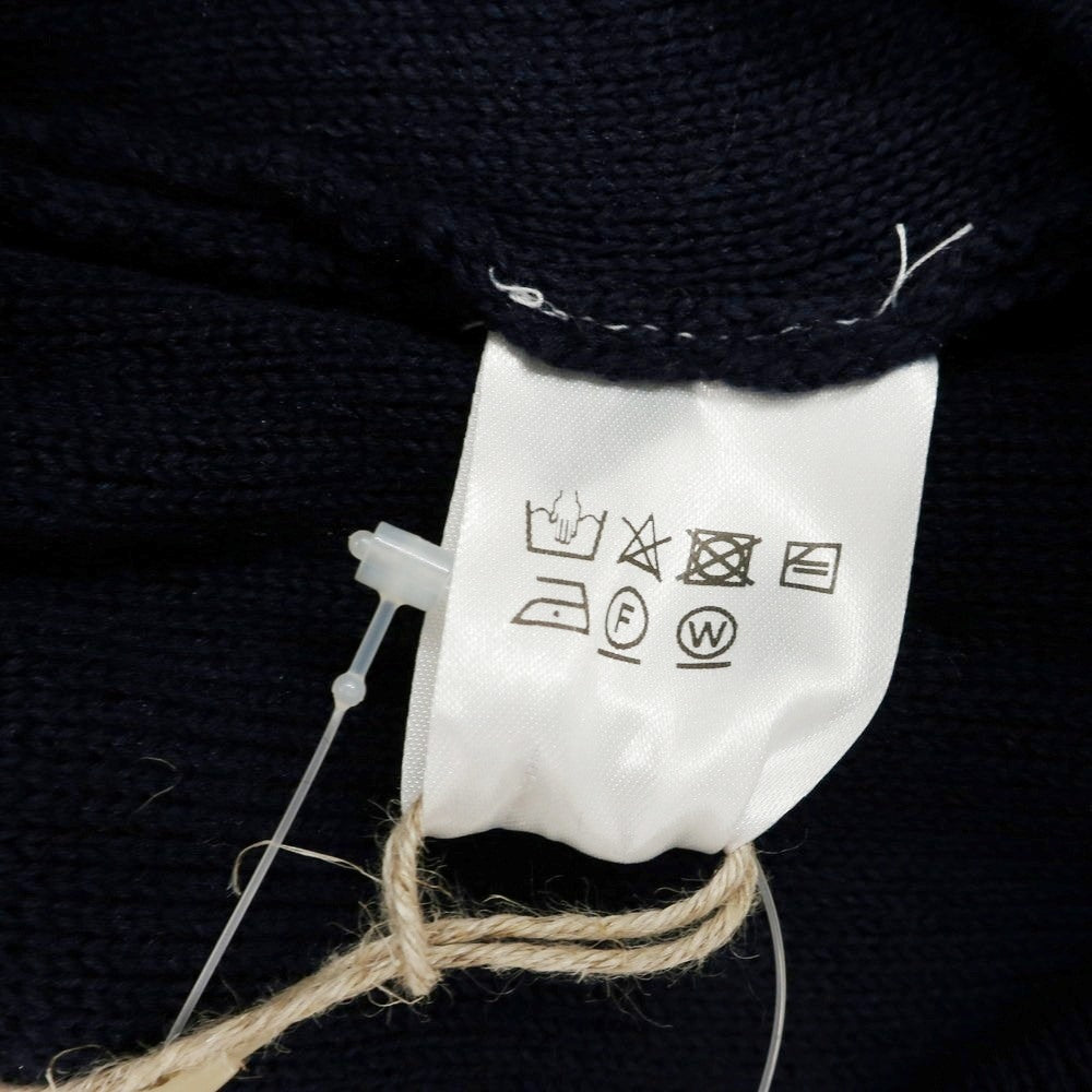 [Used] [Unused] V::loom Mid-gauge cotton knit shorts, navy [L (paper tag)][Condition rank: S][Men&