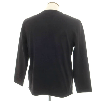 【新品】ルミノア Le Minor コットン クルーネック 長袖Ｔシャツ ブラック【 3 】【 状態ランクN 】【 メンズ 】