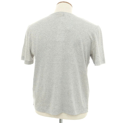 【新品】ルミノア Le Minor コットン クルーネック 半袖Ｔシャツ グレー【 2 】【 状態ランクN 】【 メンズ 】