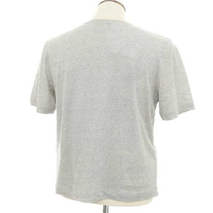 【新品】ルミノア Le Minor コットン クルーネック 半袖Ｔシャツ グレー【 3 】【 状態ランクN 】【 メンズ 】