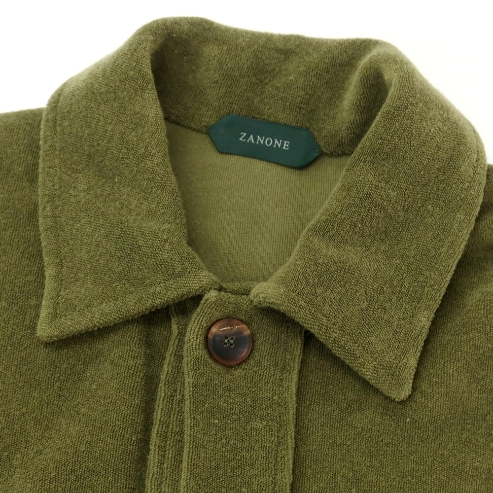[New] ZANONE Cotton Pile Blouson Olive [S] [Condition Rank N] [Men&