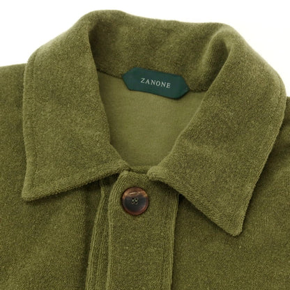 [New] ZANONE Cotton Pile Blouson Olive [S] [Condition Rank N] [Men&