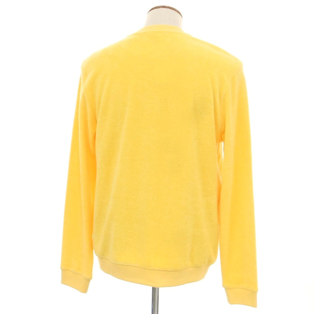 [New Outlet] ZANONE Cotton Pile Crew Neck Sweatshirt Yellow [M] [Condition Rank N-] [Men&