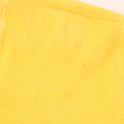 [New Outlet] ZANONE Cotton Pile Crew Neck Sweatshirt Yellow [M] [Condition Rank N-] [Men&