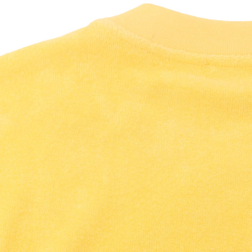 [New Outlet] ZANONE Cotton Pile Crew Neck Sweatshirt Yellow [M] [Condition Rank N-] [Men&