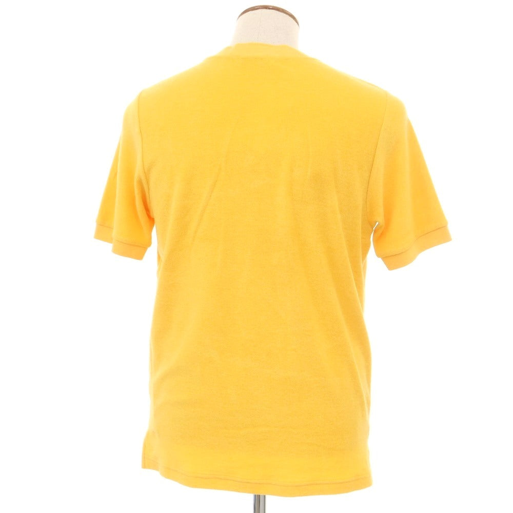 [New] ZANONE Cotton pile crew neck short sleeve T-shirt orange yellow [46] [Condition rank N] [Men&